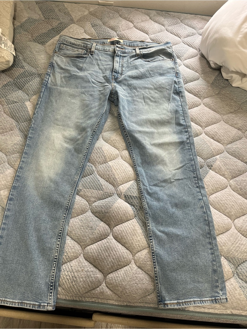 Levi's Pale Blue Straight Jeans